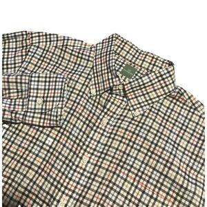 Sid Mashburn Long Sleeve Button Up Shirt Size Large Multicolor Gingham Check
